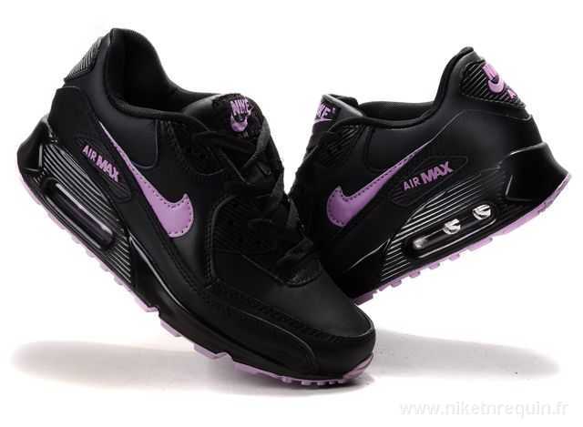Air Max 90 noir et violet pour la taille des femmes de 36 a 40 (1)